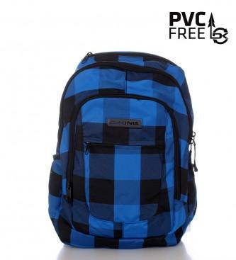 Foto Dakine. Mochila Element Checks cuadros azul, negro-46x31x18 cm / 23 li