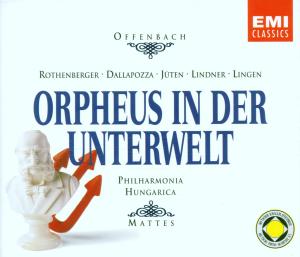 Foto Dallapozza/Rothenberger/Mattes: Orpheus In Der Unterwelt(Ga-De CD