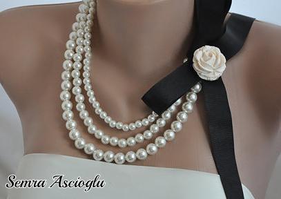 Foto Damas de honor regalos Bodas collar de perlas