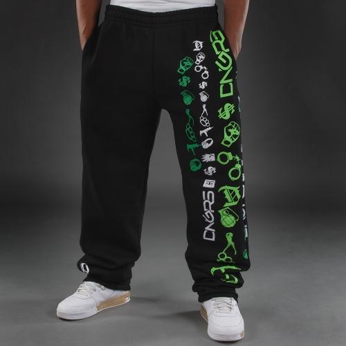 Foto Dangerous DNGRS Handcuffs patalón deportivo negro talla XXXL