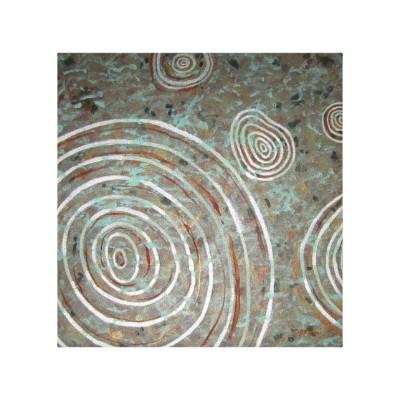 Foto Danza de los anillos de árbol de plata Impresiones De Lienzo