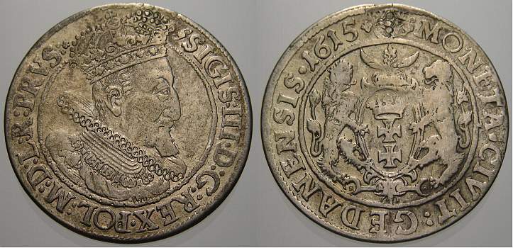 Foto Danzig, Stadt 1/4 Taler 1615