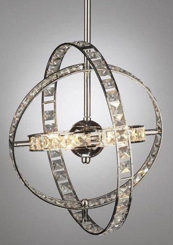 Foto Dar Ete0650 Eternity Polished Chrome Pendant Ceiling Light