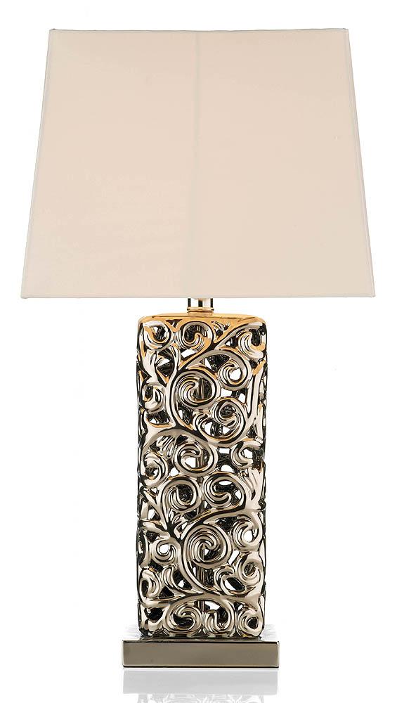 Foto Dar Noah NOA4332 Table Lamp Single Fabric Shade Inc