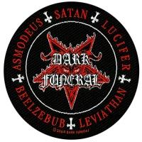 Foto Dark Funeral : Aufnäher - Satan [size 9 Cm] : Merch