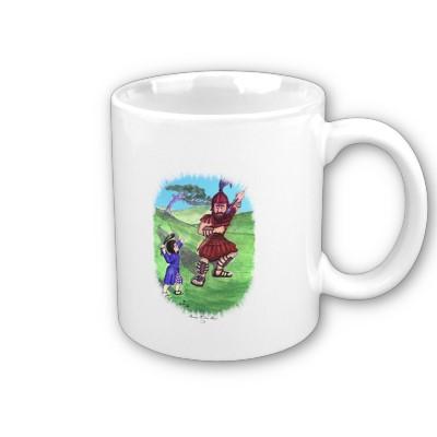 Foto David And Goliath Taza De Café