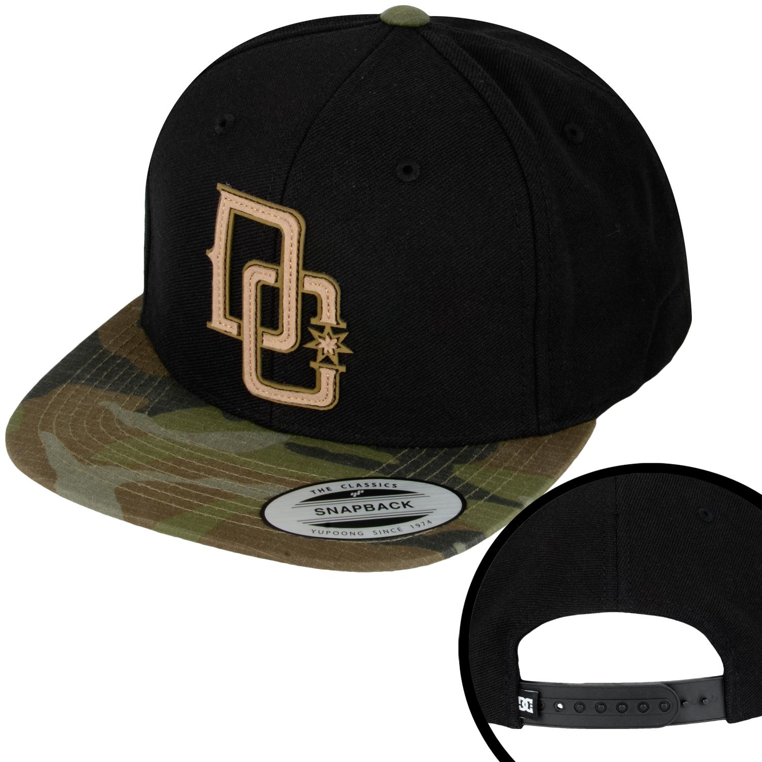 Foto Dc Baseline M Snapback Cap Negro Camuflaje
