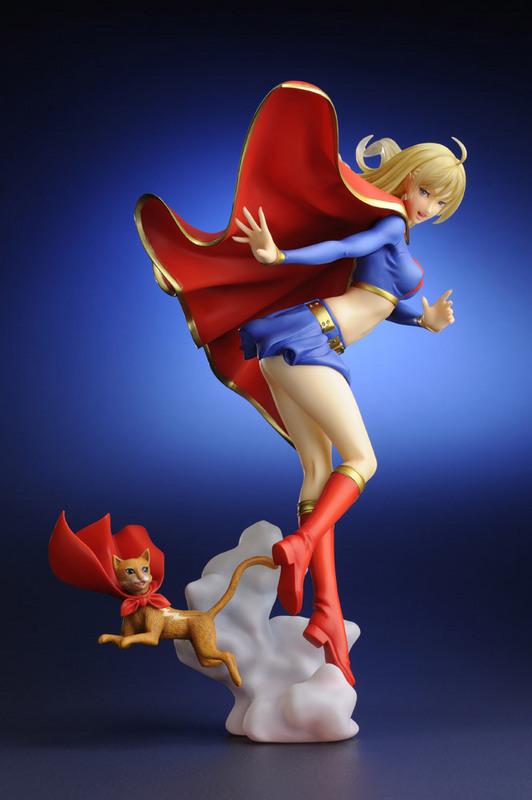 Foto Dc Comics Pvc Estatua 1/7 Super Girl Bishoujo 25 Cm