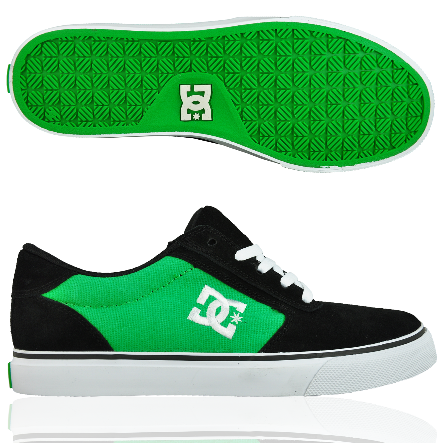 Foto Dc Gatsby 2 Zapatos Skater Negro Verde