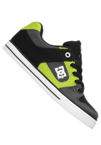Foto Dc Kids Pure Canvas grey/lime green