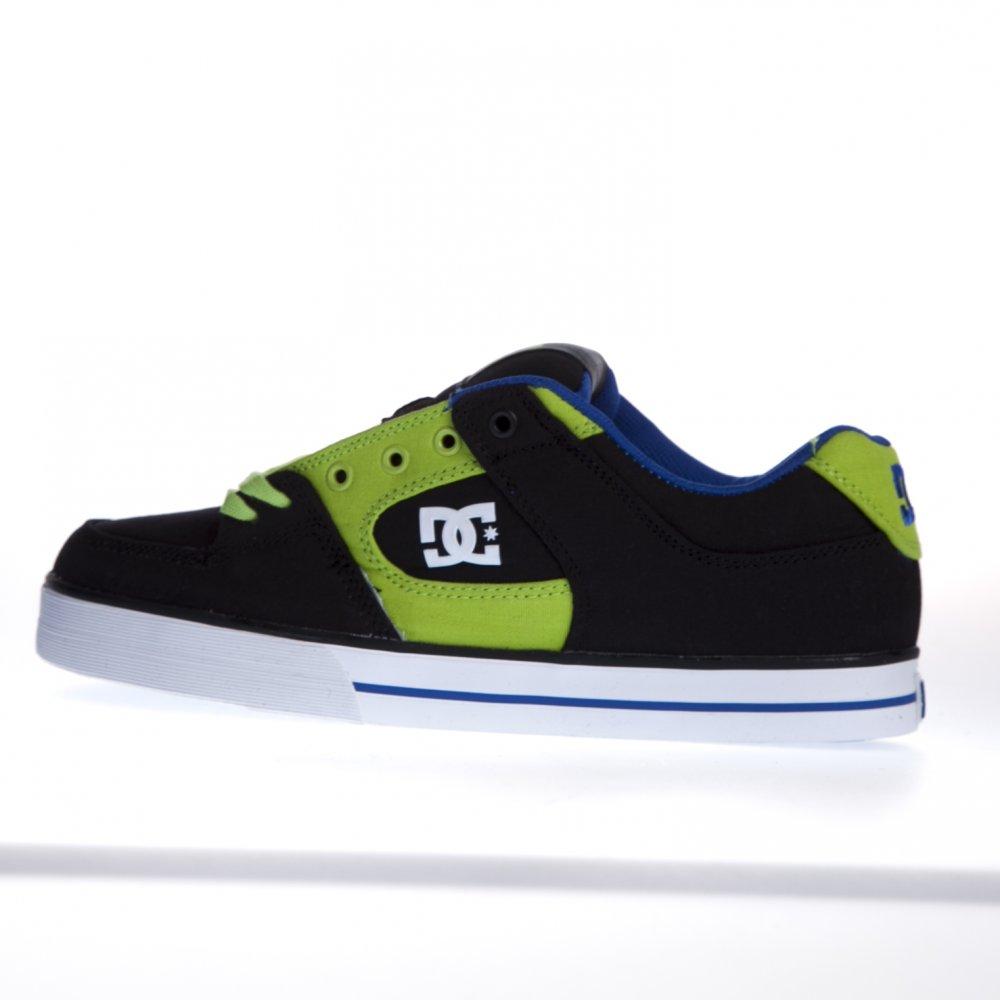 Foto DC Shoes Zapatillas DC Shoes: Pure Slim TX BK/GN Talla: 8.5 USA / 41 E