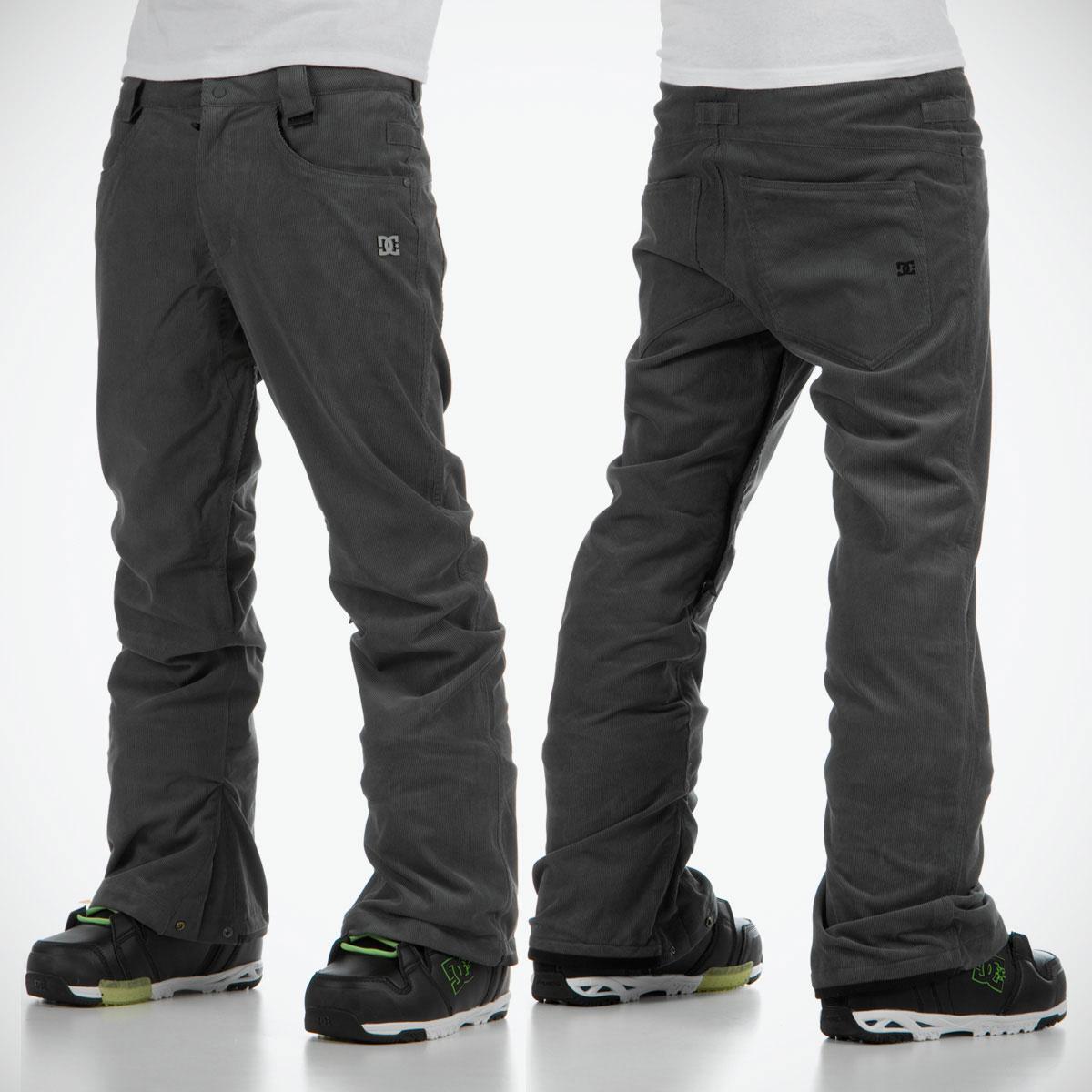 Foto DC Tabor 2012 10k Corduroy Snowboard Pants Shadow Grey