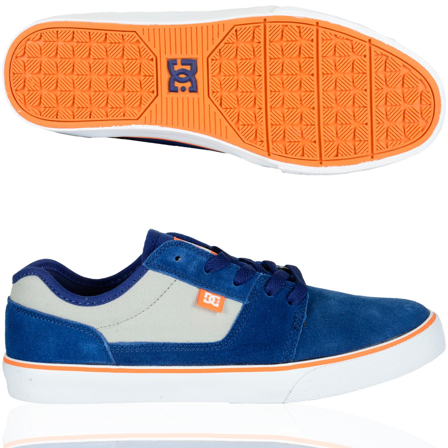 Foto Dc Tonik Hombres Zapatos Skater Azul Gris Claro