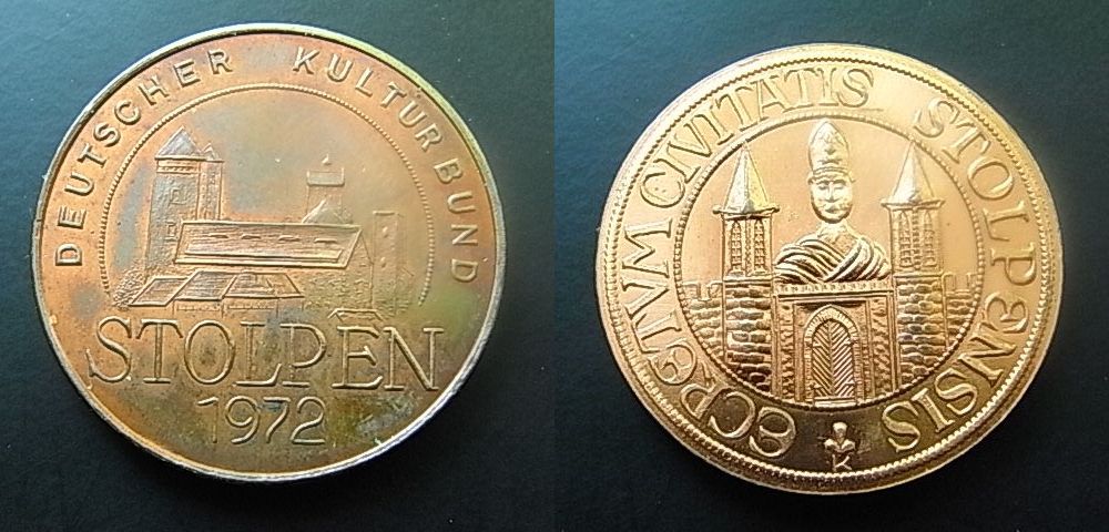 Foto Ddr Medaille Münzausstellung Pirna Burg Stolpen 1972