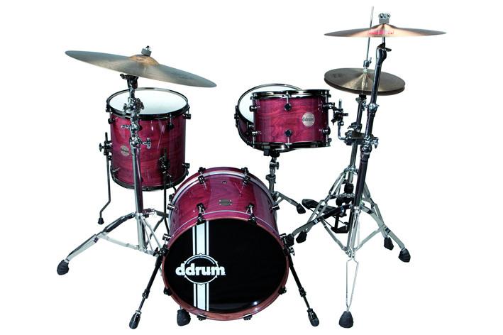 Foto Ddrum Paladin Walnut Rojo. Set de bateria acustica