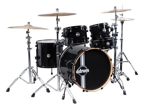 Foto DDrum Reflex Black 5 Piece Set Cascos Bateria