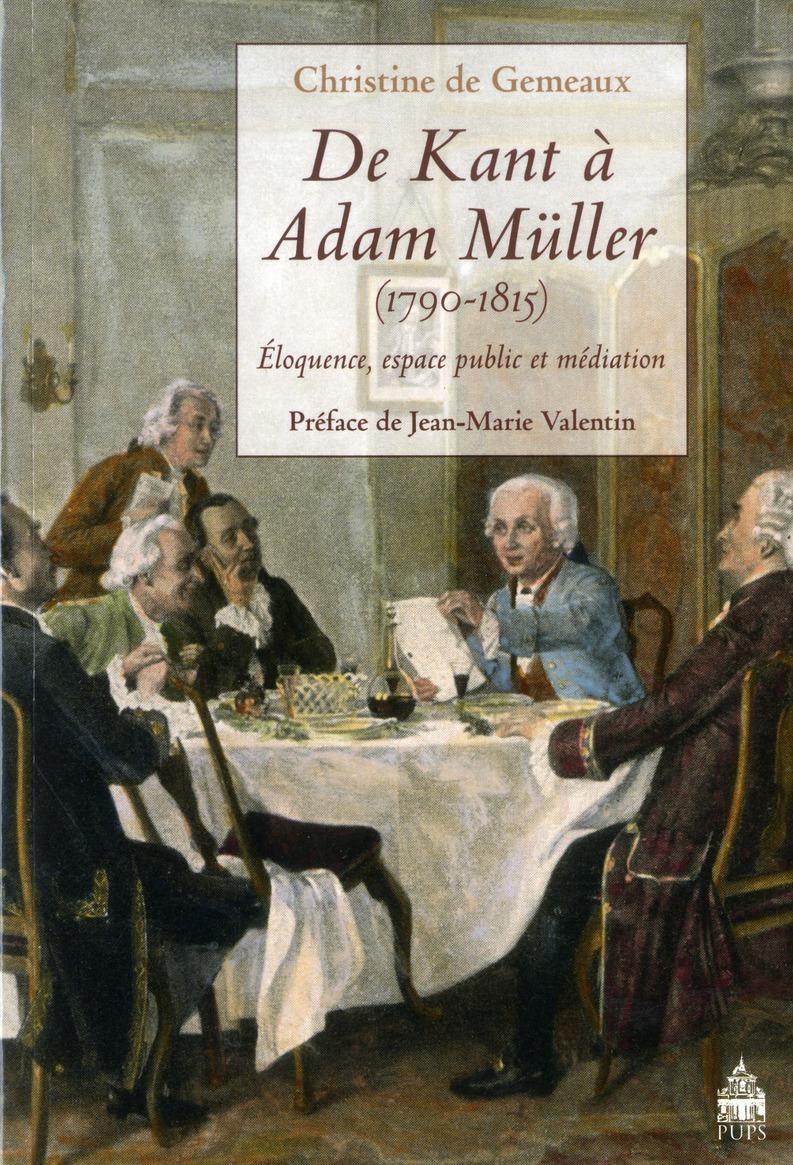 Foto De Kant à Adam Müller (1790-1815)