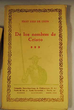Foto De los nombres de Cristo, III