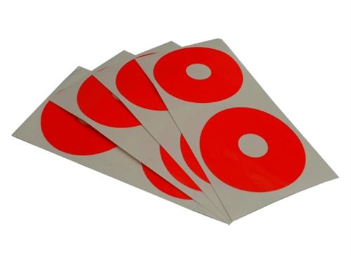 Foto De Racing Sticker Disks For 1/10 Borrego Wheels/ Flo Red SD1FR