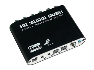 Foto Decodificador Audio Rush Digital Dts/ac3 Analogica Stereo 5.1 Canales Para Xbox