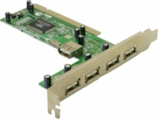 Foto DeLOCK USB2.0 PCI card, 4+1 Port