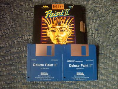Foto Deluxe Paint Ii Commodore Amiga Version Dro Soft