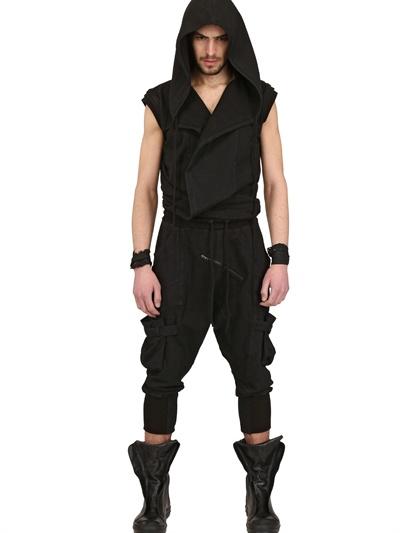Foto demobaza jumpsuit en algodón de lona 