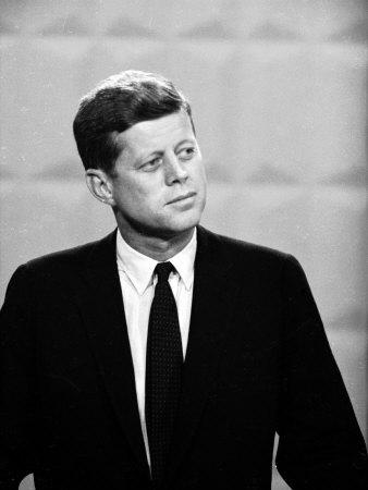 Foto Democratic Presidential Candidate John F. Kennedy During Famed Kennedy Nixon Televised Debate, Paul Schutzer - Laminas