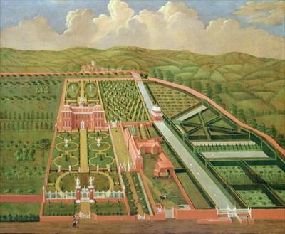 Foto Denham Place, Buckinghamshire, c.1695 (oil.. - 100% Cotton Premium ...