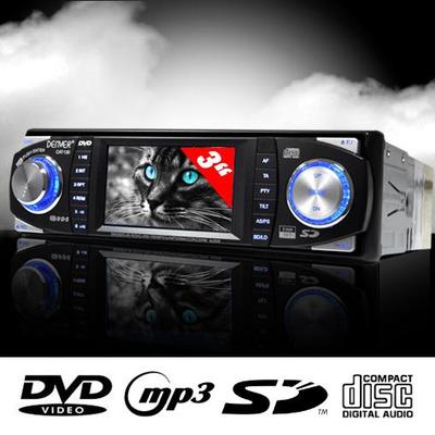 Foto Denver Carradio Dvd-player Sd Mp3 Mp4 Aux 7,6cm