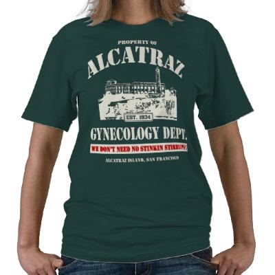 Foto Departamento Del Gynecology De Alcatraz Camisetas