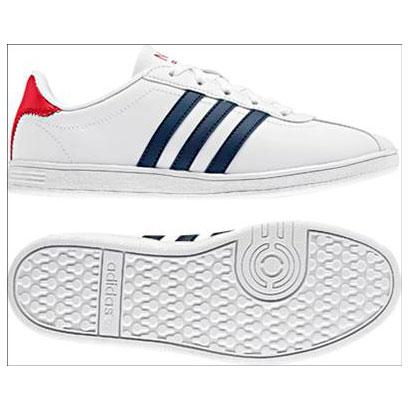 Foto Deportiva Adidas VLNEO Court K Blanco/Marino