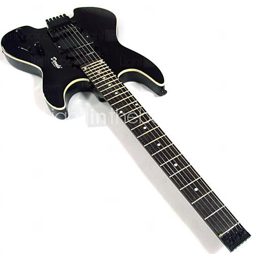 Foto Derulo - (sin cabeza) de tilo guitarra eléctrica con barra de bolsa / Correa / picos / Cable / golpe / capo / diapasón / adaptador