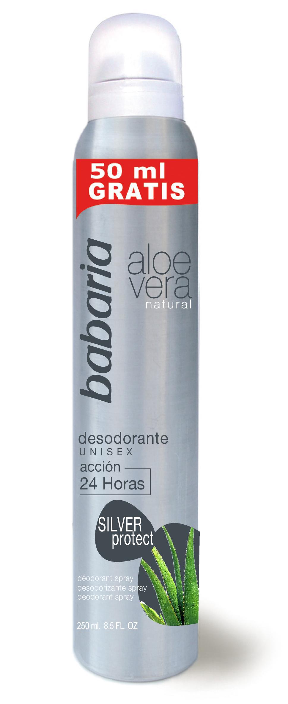 Foto DESODORANTE BABARIA SP PLATA ALOE