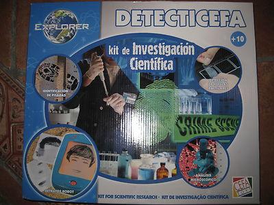 Foto Detecticefa -nuevo- De Cefa Toys- Juego De Mesa Detectives Años 90--- Ciencia