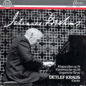 Foto Detlef Kraus: Klavierstücke op.119/Ungar.Tänze/Rhapsodien op.79 CD