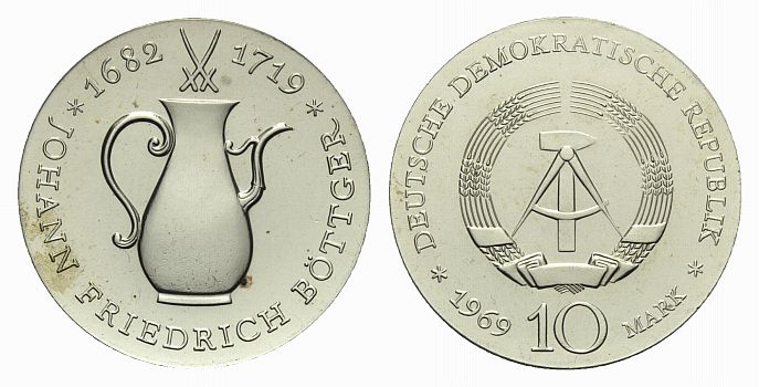 Foto Deutsche Demokratische Republik 10 Mark 1969
