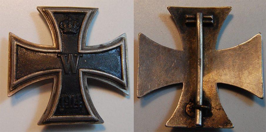 Foto Deutsches Reich / 1 Weltkrieg Eisernes Kreuz 1 Klasse (1914-1924) 1914