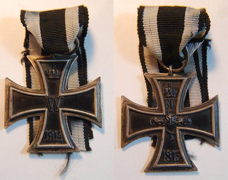 Foto Deutsches Reich / 1 Weltkrieg Eisernes Kreuz 2 Klasse (1914-1924) 1914