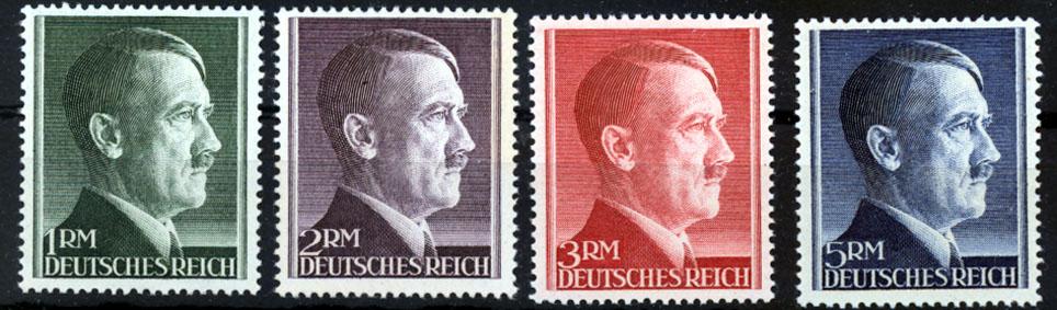Foto Deutsches Reich von 1 Rm bis 5 Rm 1942
