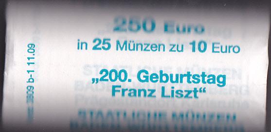 Foto Deutschland, 250 Euro in Silber,Originalrolle, 2011,