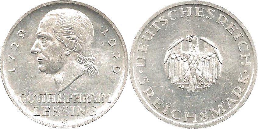Foto Deutschland 5 Mark 1929