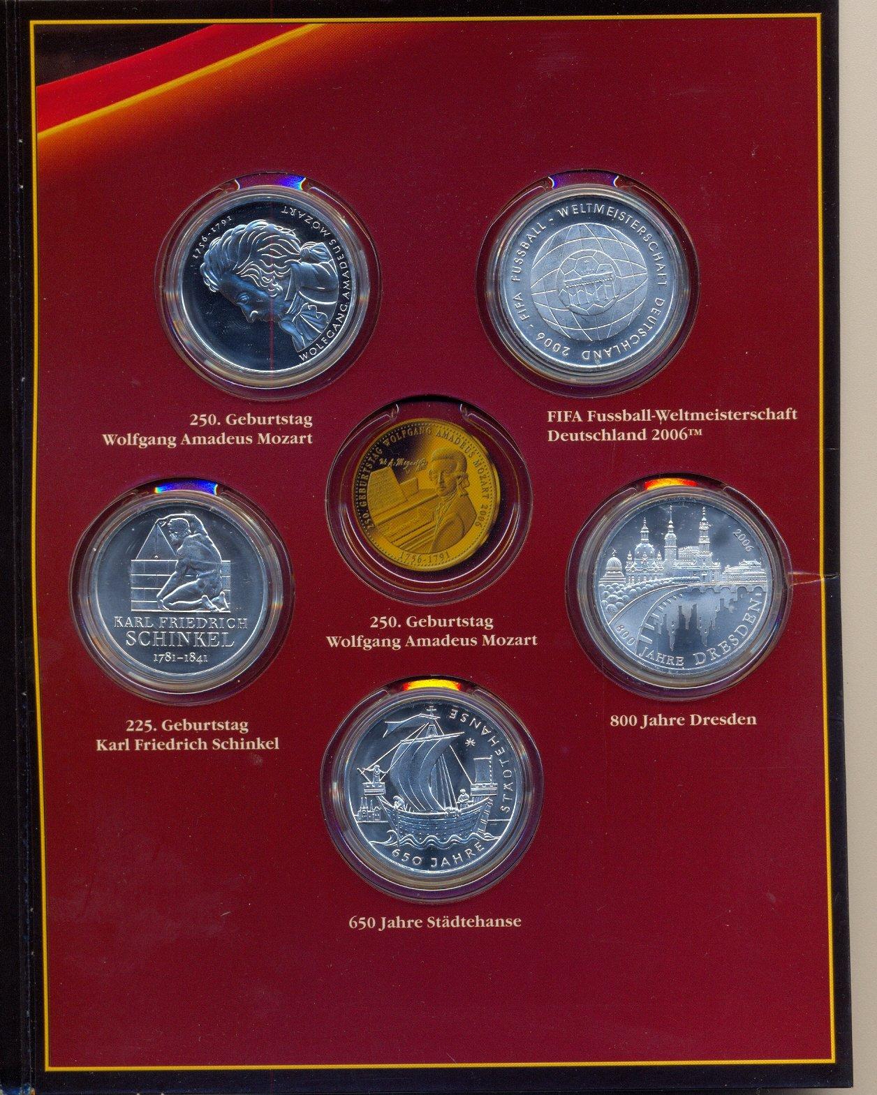 Foto Deutschland 5 x 10 Euro 2006