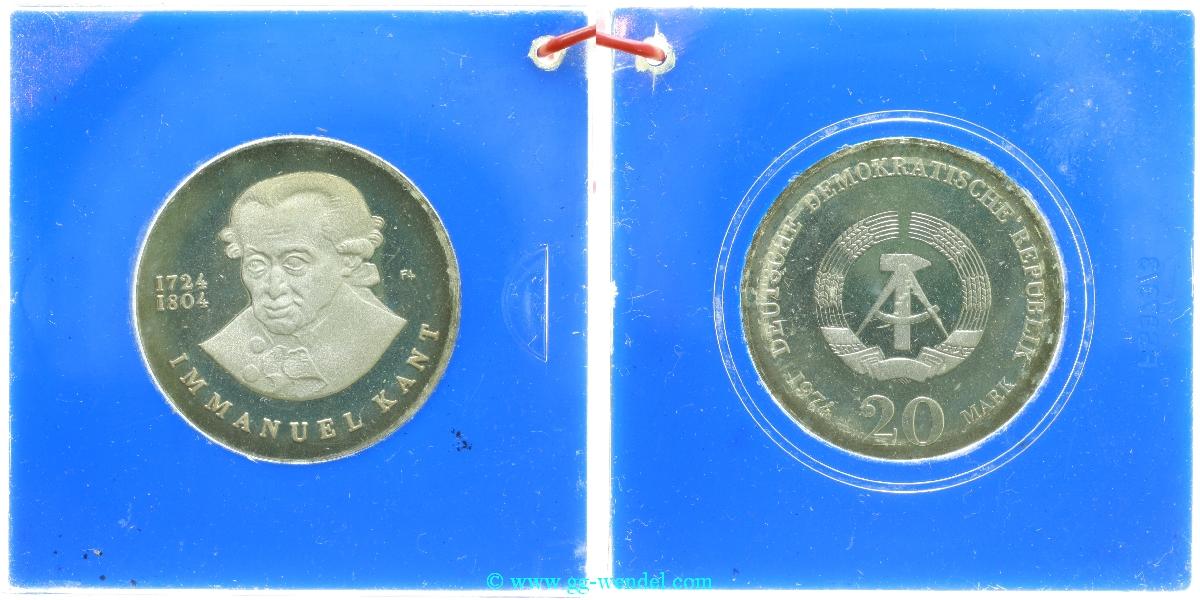 Foto Deutschland ab 1871 20 Mark 1974