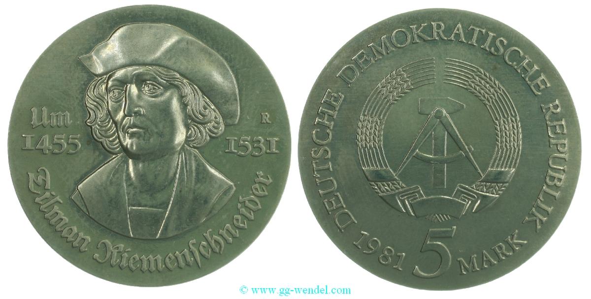 Foto Deutschland ab 1871 5 Mark 1981