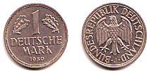 Foto Deutschland Brd 1 Mark 1950 J