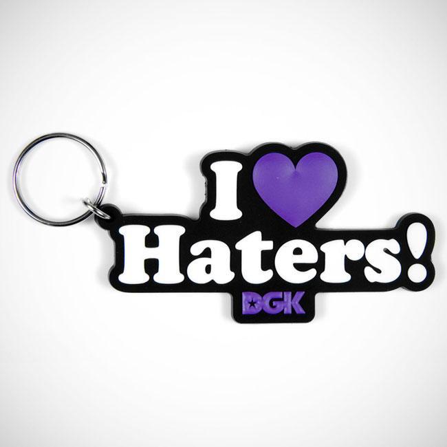 Foto Dgk I Love Haters Keyring Black/purple