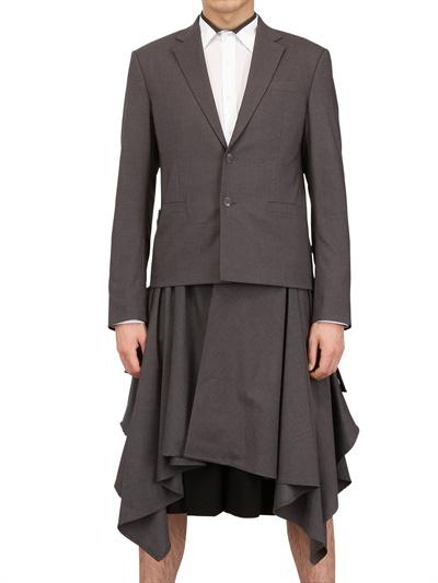 Foto d.gnak by kang.d abrigo/ chaqueta drapeada desmontable