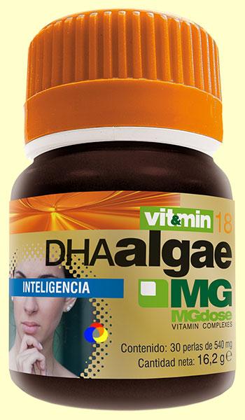 Foto DHA Algae - Inteligencia - MGdose - 30 comprimidos