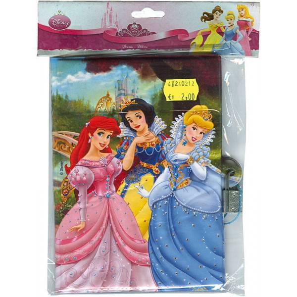 Foto Diario con llave Princesas en el bosque